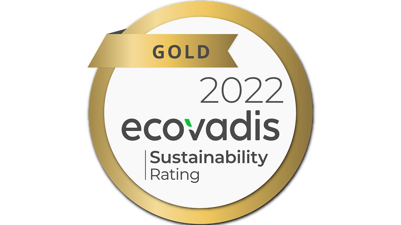 Schréder awarded Gold in EcoVadis 2022 sustainability rating